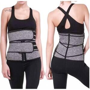 NEW SHEWIN women's waist clinching trainer in grey